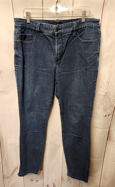 NYDJ Women's Size 32 (13-14) Blue Jeans Alina Legging