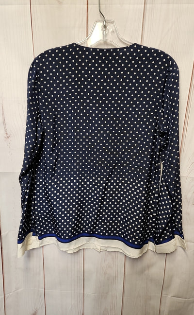 C Wonder Women's Size XS Navy Long Sleeve Top