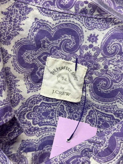 J Crew Women's Size XS Purple Long Sleeve Top