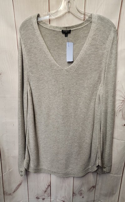 Talbots Women's Size 1X Gray Sweater