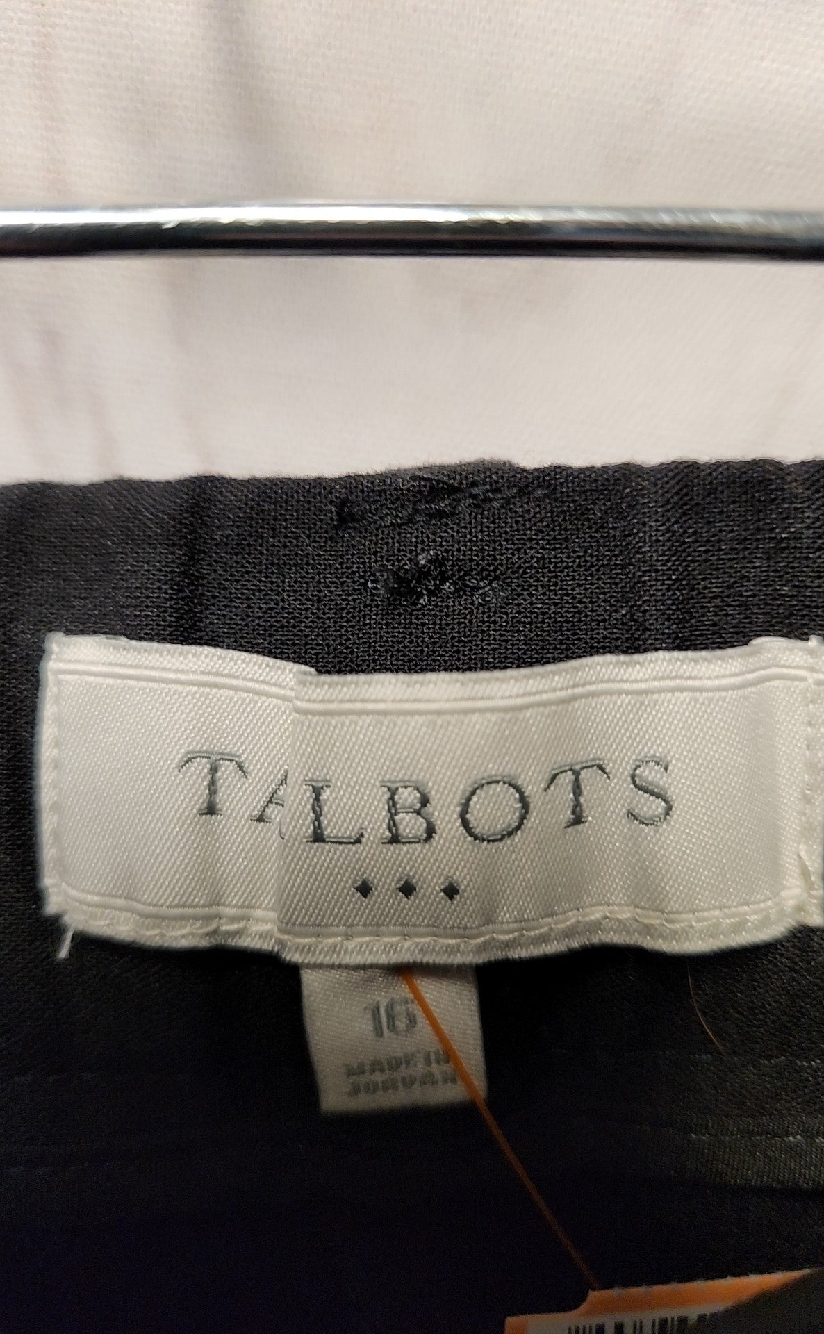 NWT Talbots Women's Size 16 Black Pants