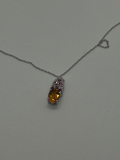 Sterling Yellow .925 Sterling Silver Necklace