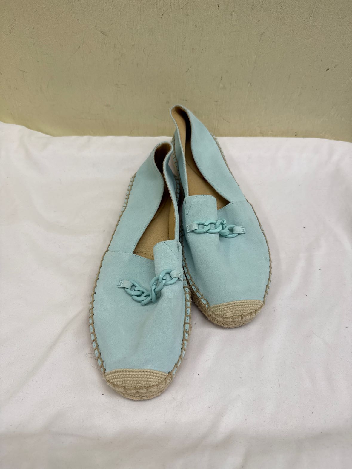 Talbots Women's Size 9-1/2 Light Blue Flats Shoes