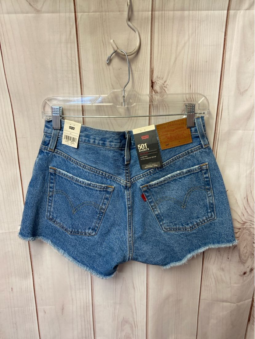 NWT Levis Women's Size 27 (3-4) Blue Shorts