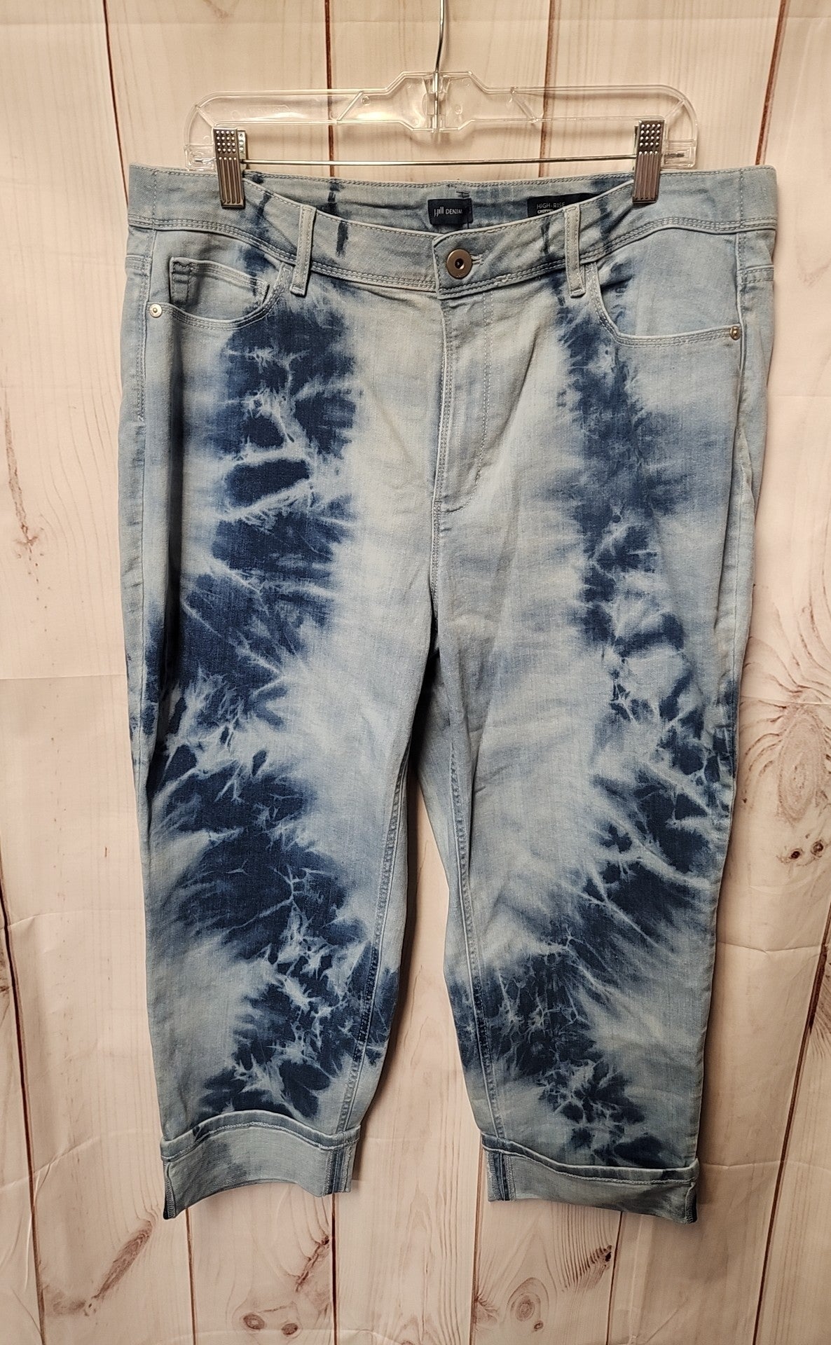 J Jill Women's Size 34 (18/1X) Blue Jeans High Rise Cropped
