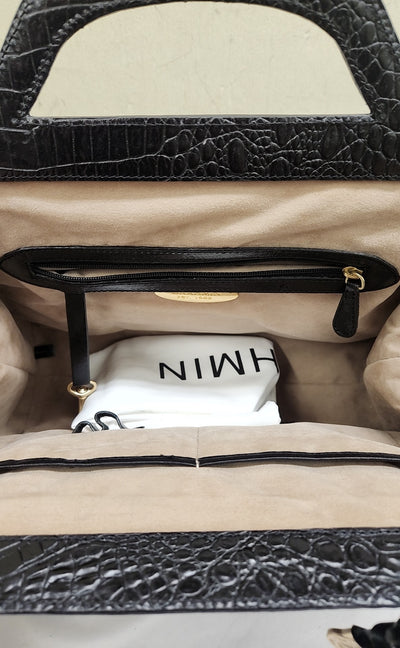 Brahmin Black Leather Purse Bag