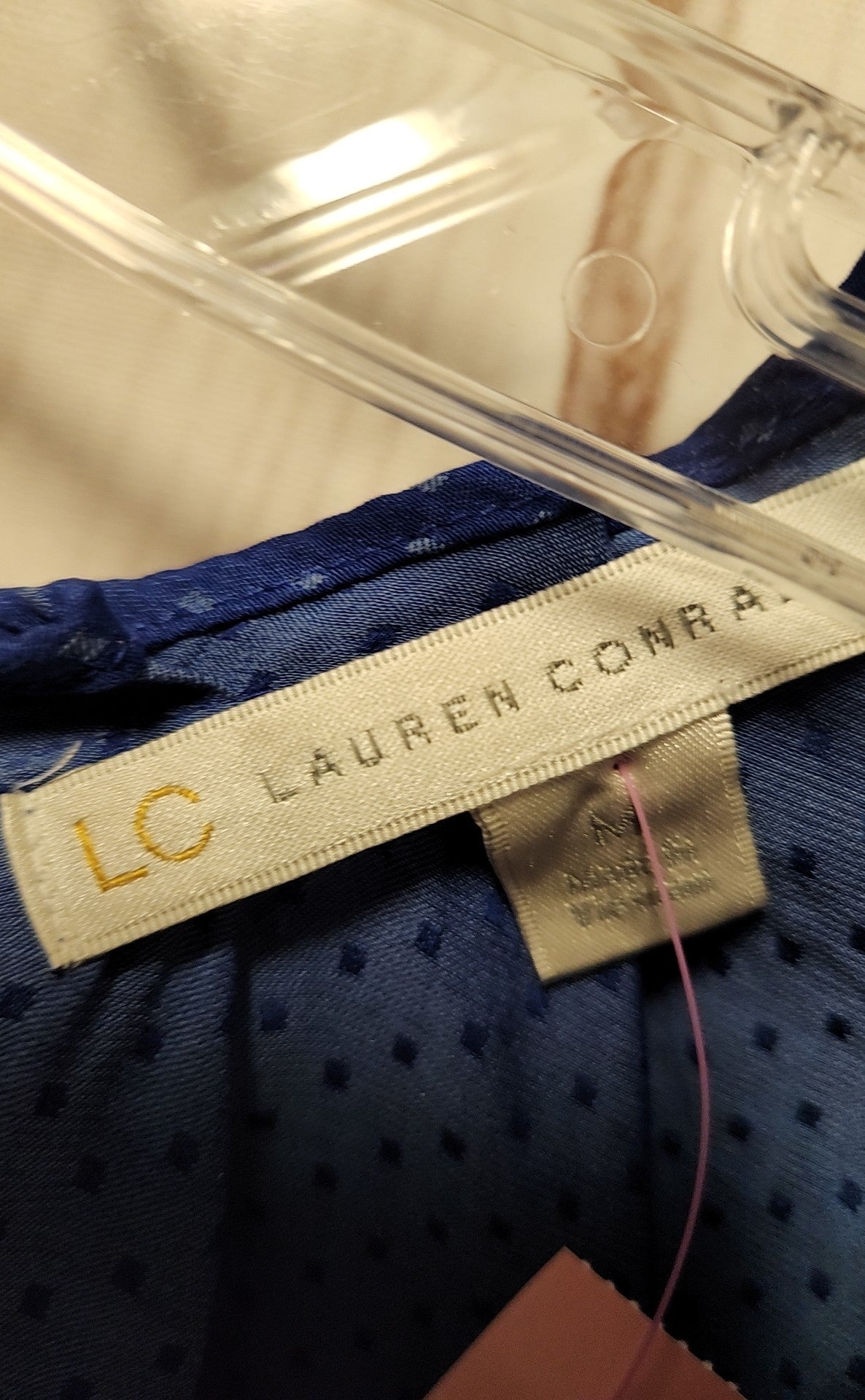 Lauren Conrad Women's Size M Blue Sleeveless Top