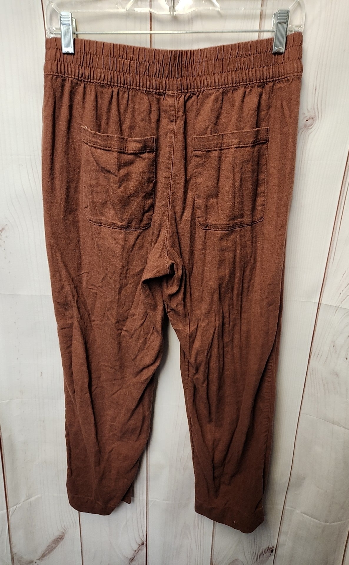 Old Navy Women's Size S Petite Brown Pants High Rise Straight
