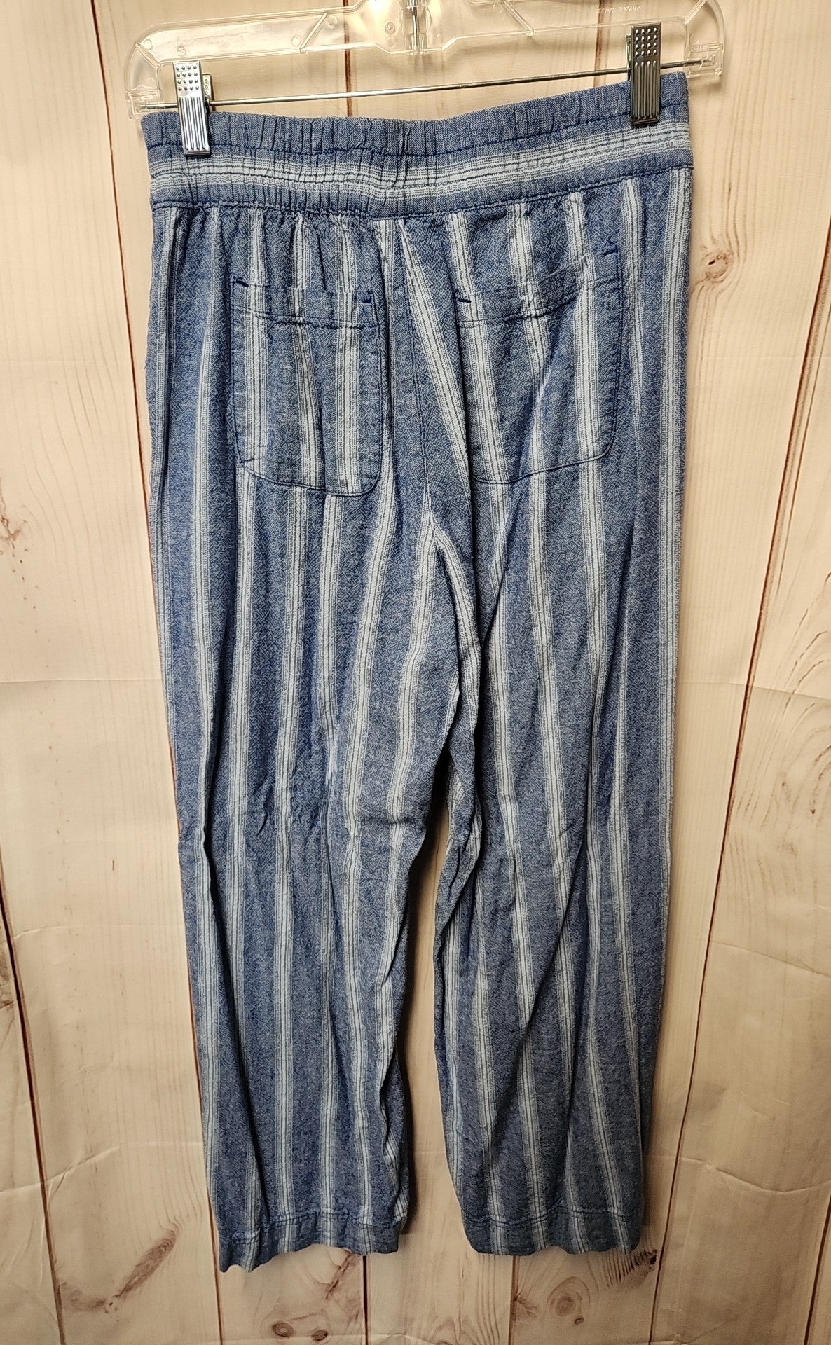 Old Navy Women's Size XS Blue Pants High Rise Wide Leg