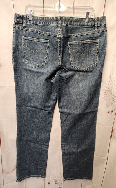 J Jill Women's Size 33 (15-16) Blue Jeans