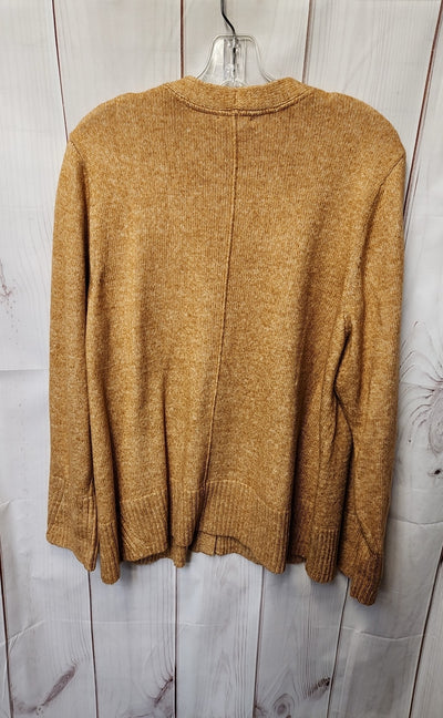J Jill Women's Size L Tan Cardigan