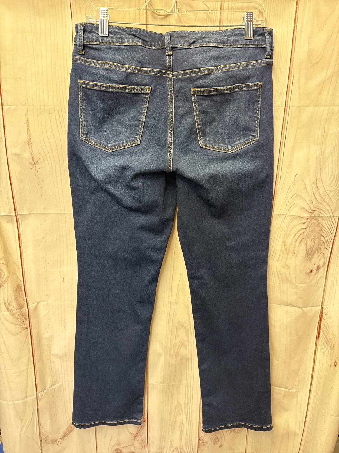 Talbots Women's Size 10 Petite Blue Jeans Curvy Barely Boot