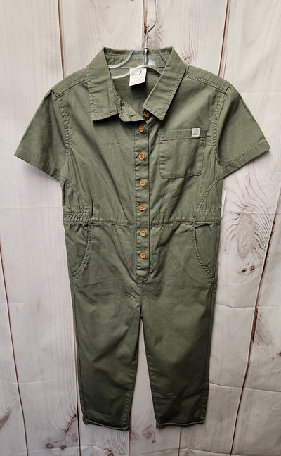 NWT Little Co. Girl's Size 5 Olive Green Jumpsuit