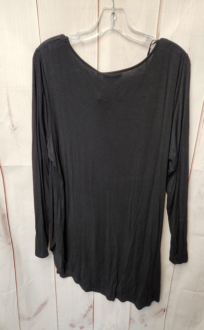 Apt 9 Women's Size XL Black Long Sleeve Top