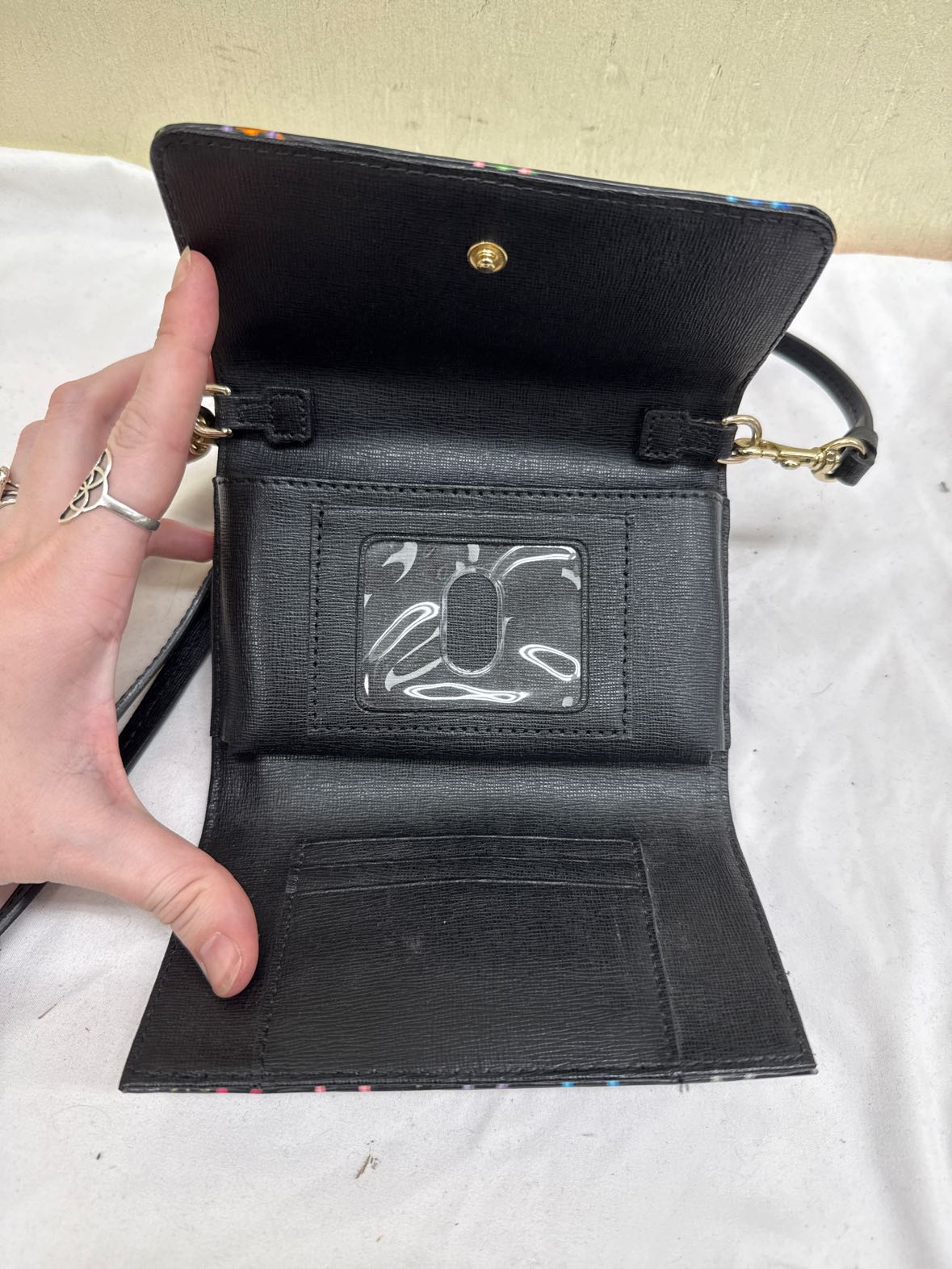 Dooney & Bourke Black Leather Purse Bag