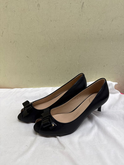Kiss Cat Women's Size 37 = 6-1/2 Black Pumps Shoes