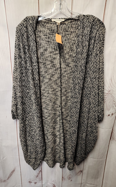 Painted Threads Women's Size M Black & Beige Cardigan