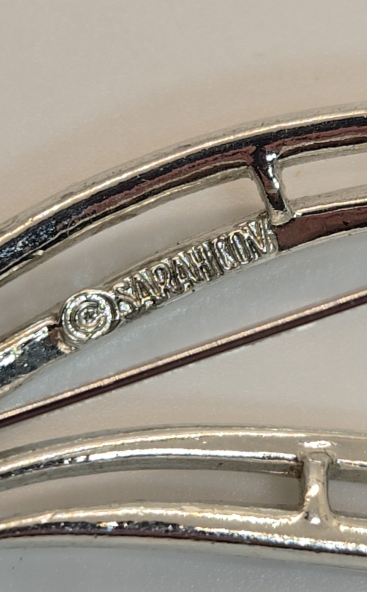 Sarah Coventry Silver Brooch Pin