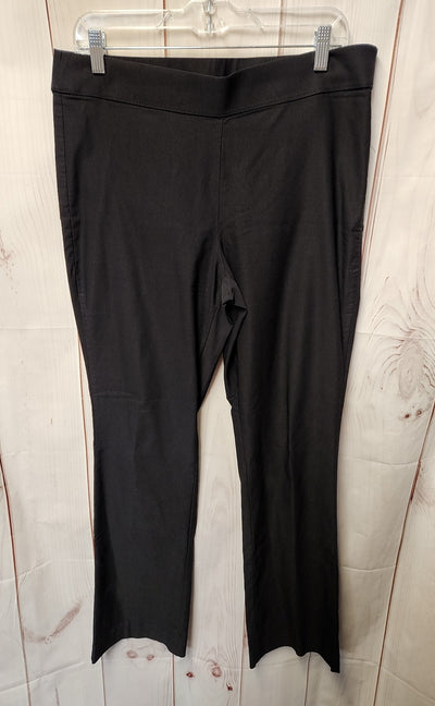 Simply Vera Women's Size L Black Pants Bootcut Mid Rise