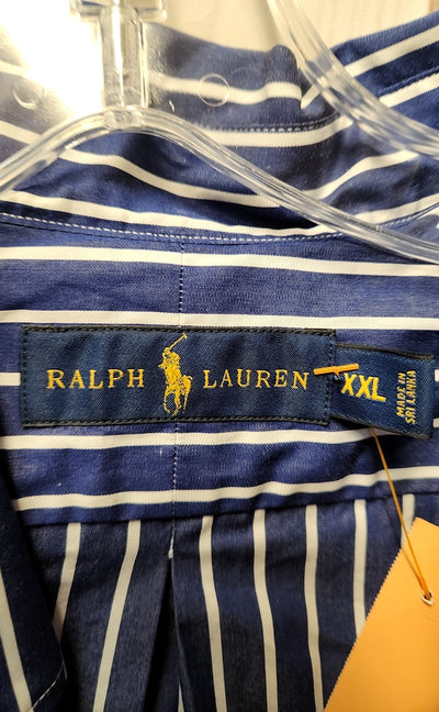 NWT Ralph Lauren Men's Size XXL Blue Shirt