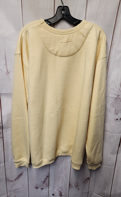Austins Men's Size 2X Yellow Sweatshirt