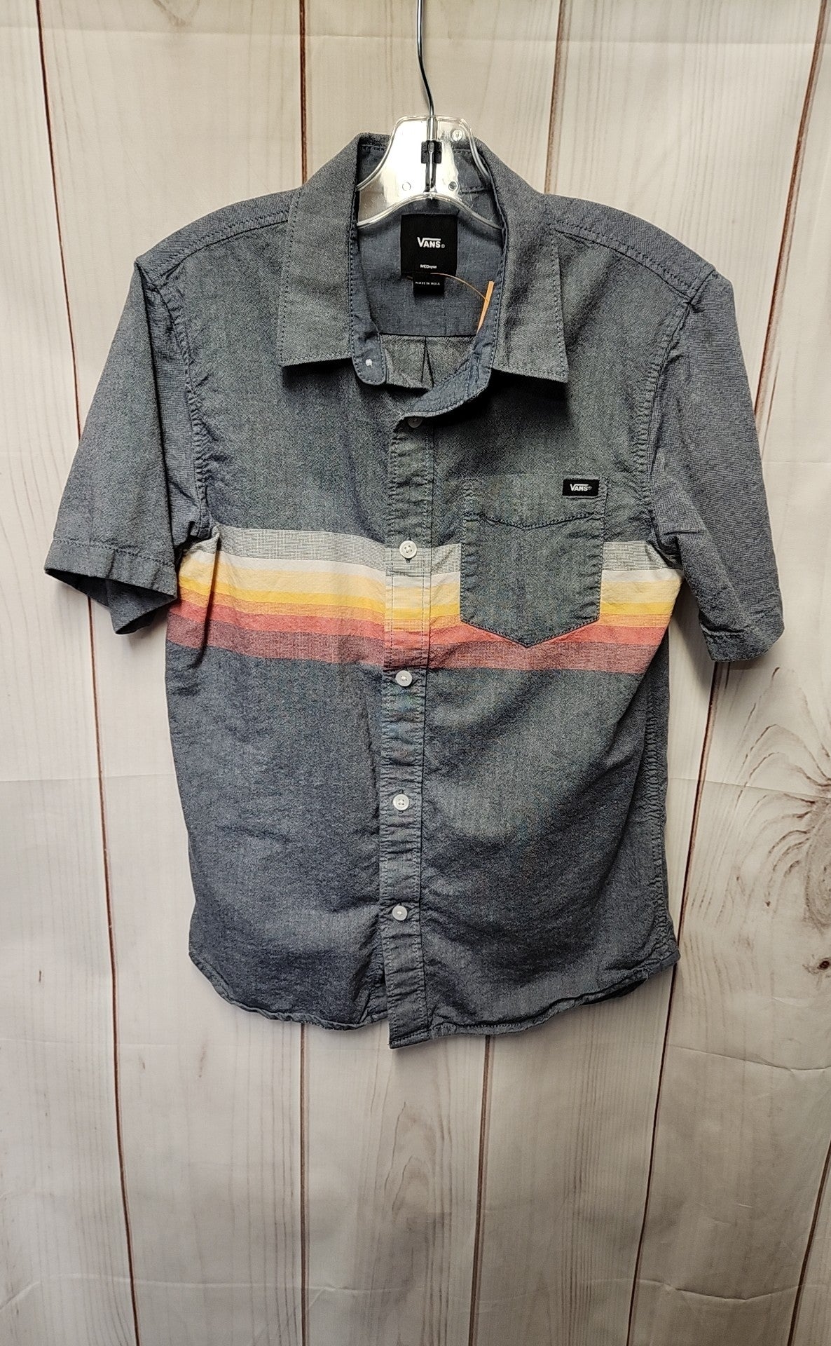 Vans Boy's Size 10/12 Blue Shirt