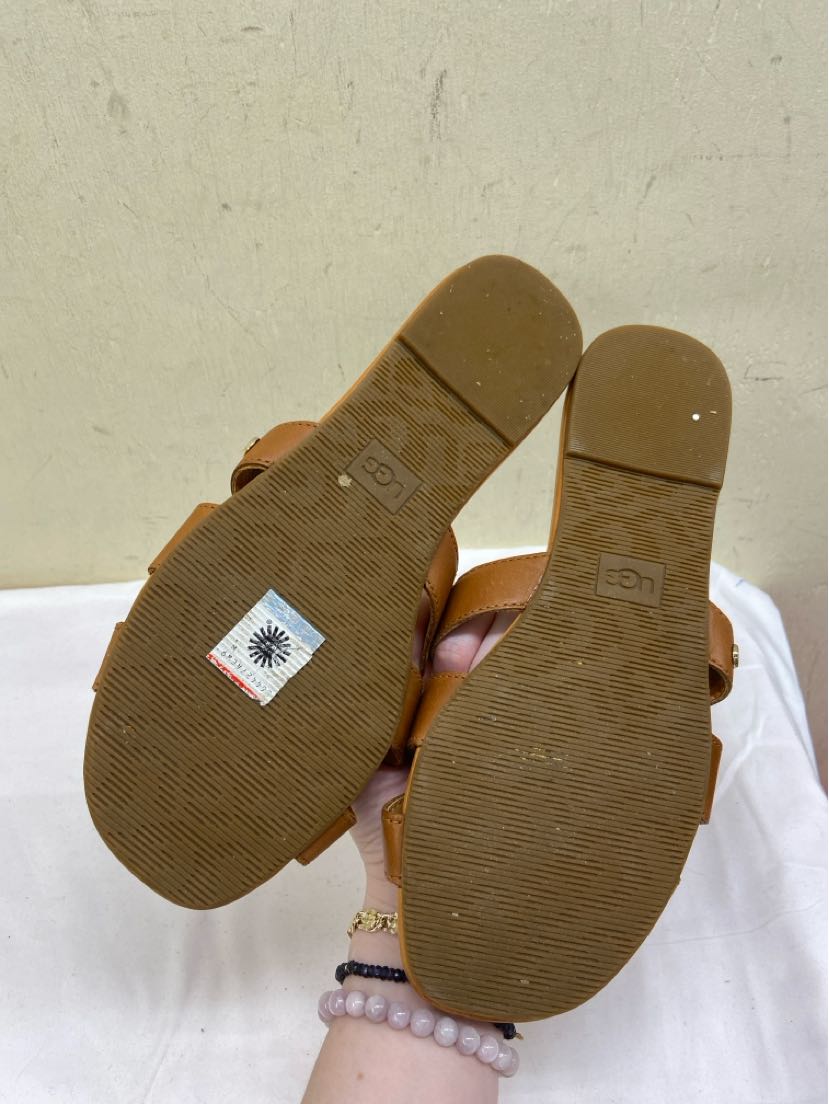 Ugg Women's Size 9 Brown Leather Sandals