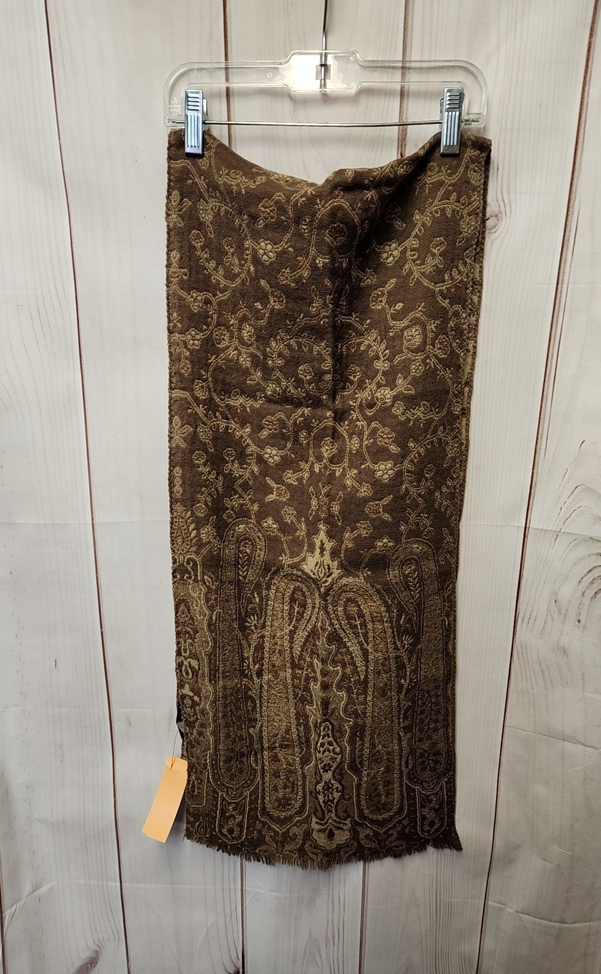 Tan Wool Winter Scarf