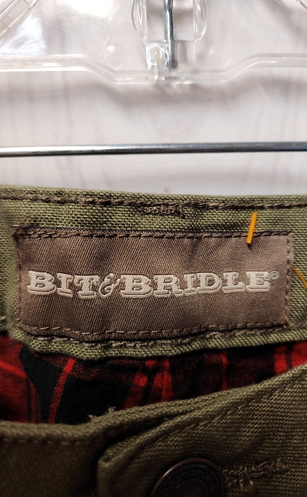 NWT Bit & Bridle Women's Size 16 Olive Green Pants