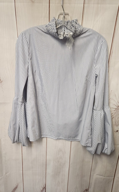 English Factory Women's Size S Blue Long Sleeve Top