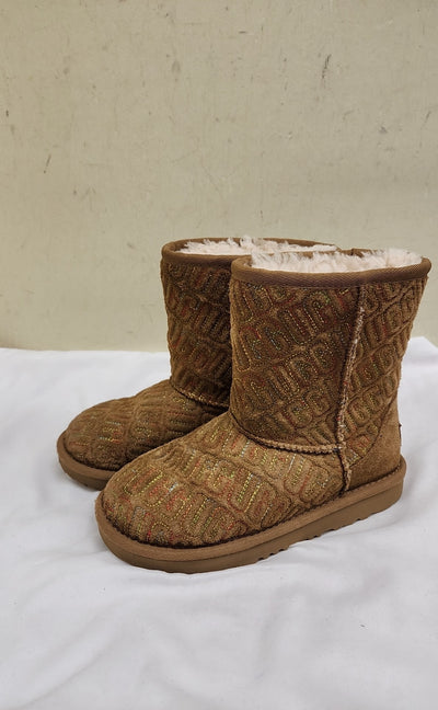 Ugg Girl's Size 1 Brown Shoes