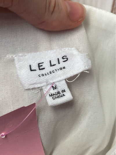 Le Lis Women's Size M White Sleeveless Top