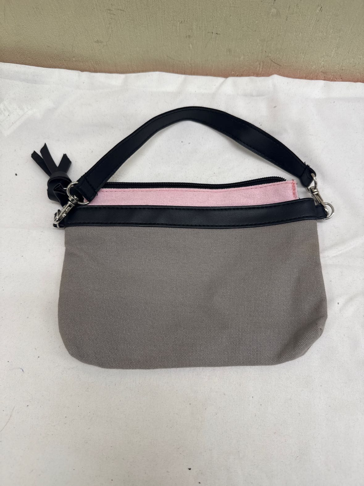 Gray Purse Bag