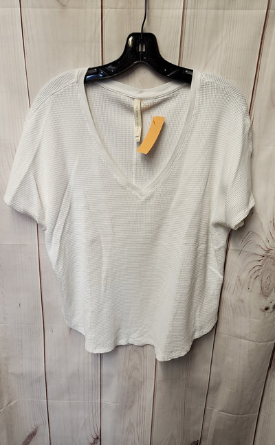 Babaton Women's Size S White Short Sleeve Top