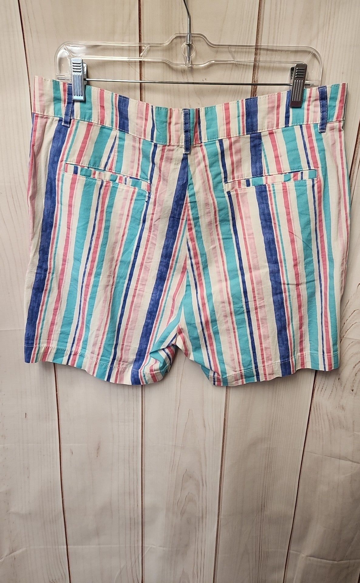 Caribbean Joe Women's Size 12 Pink & Blue Shorts
