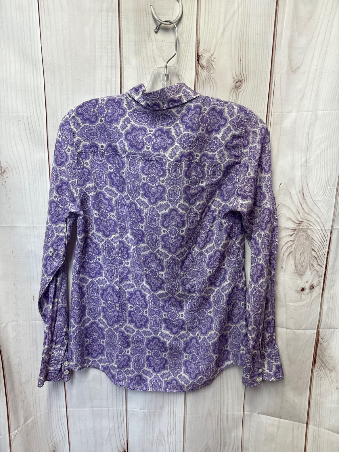 J Crew Women's Size XS Purple Long Sleeve Top