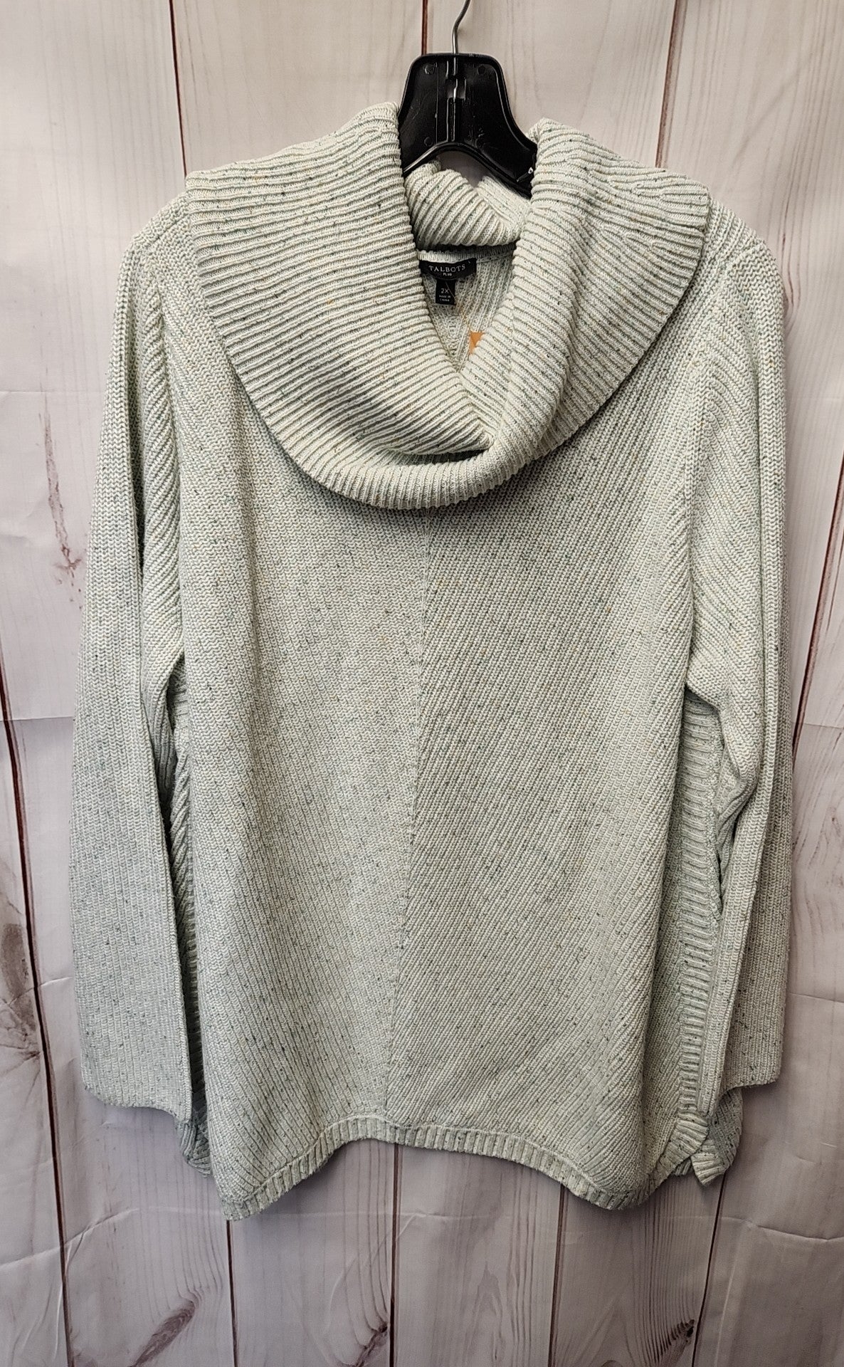 Talbots Women's Size 2X Gray Sweater