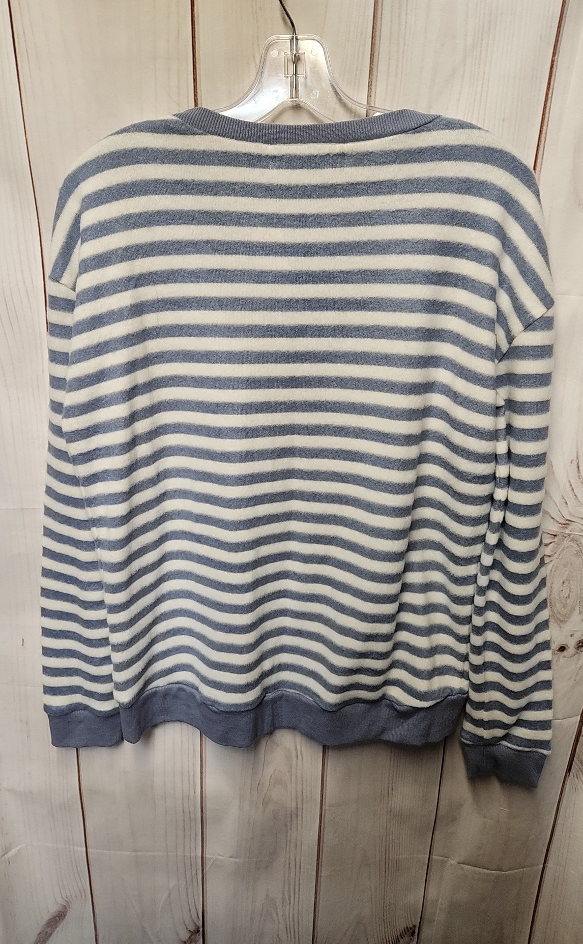 Ocean Drive Women's Size M White & Blue Sweater