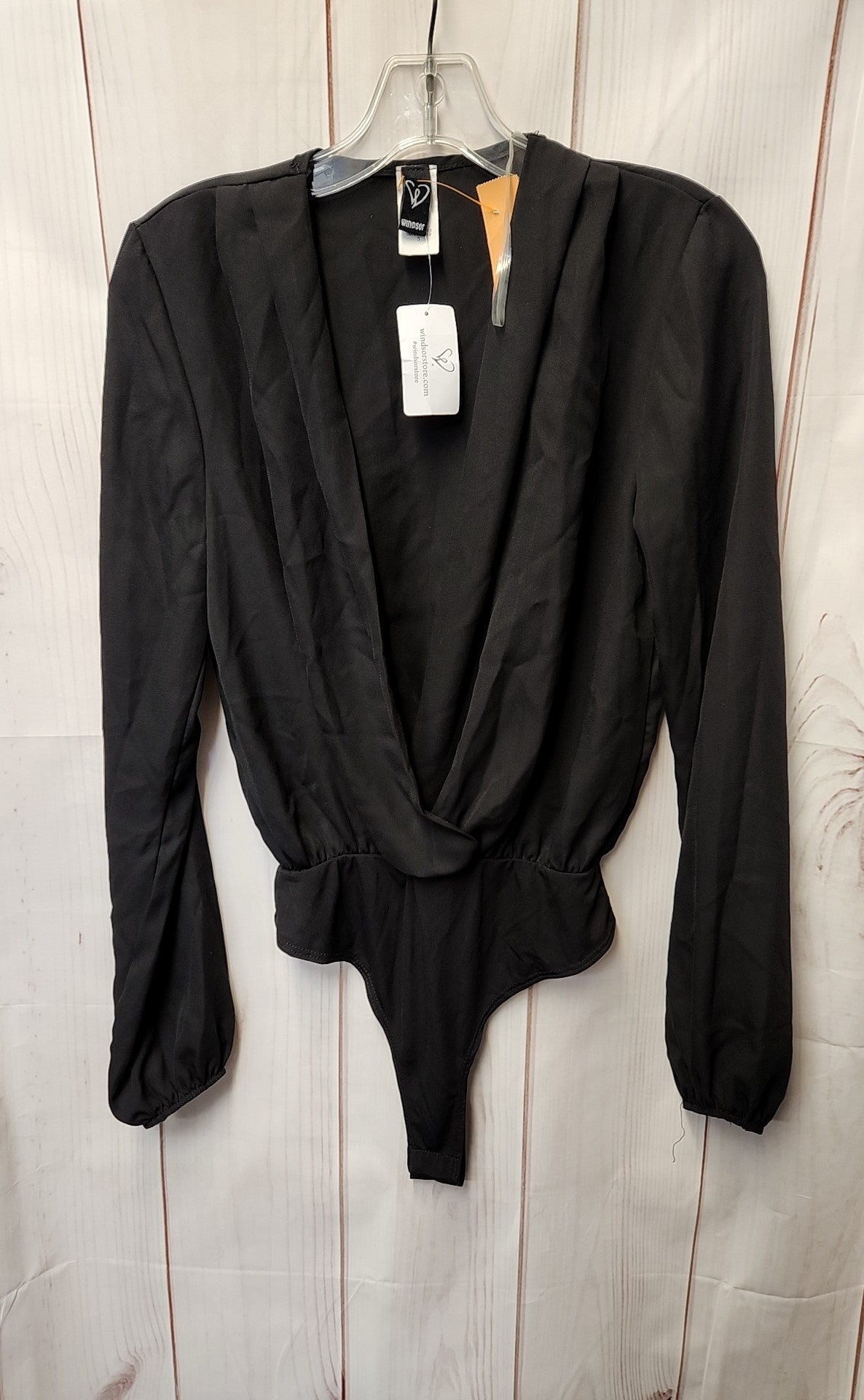 NWT Windsor Women's Size S Black Bodysuit