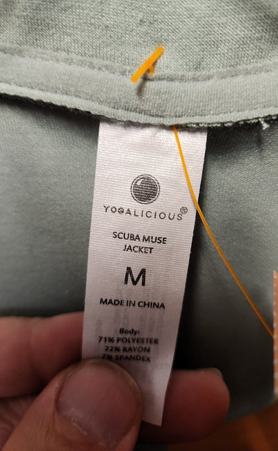 Yogalicious Women's Size M Green Jacket