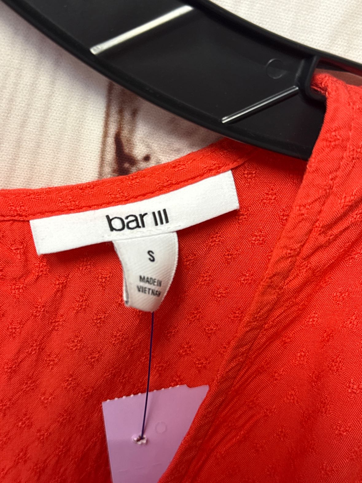 Bar III Women's Size S Red Dress