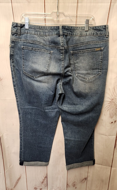 Chico's Women's Size 3 = US 16 Blue Jeans