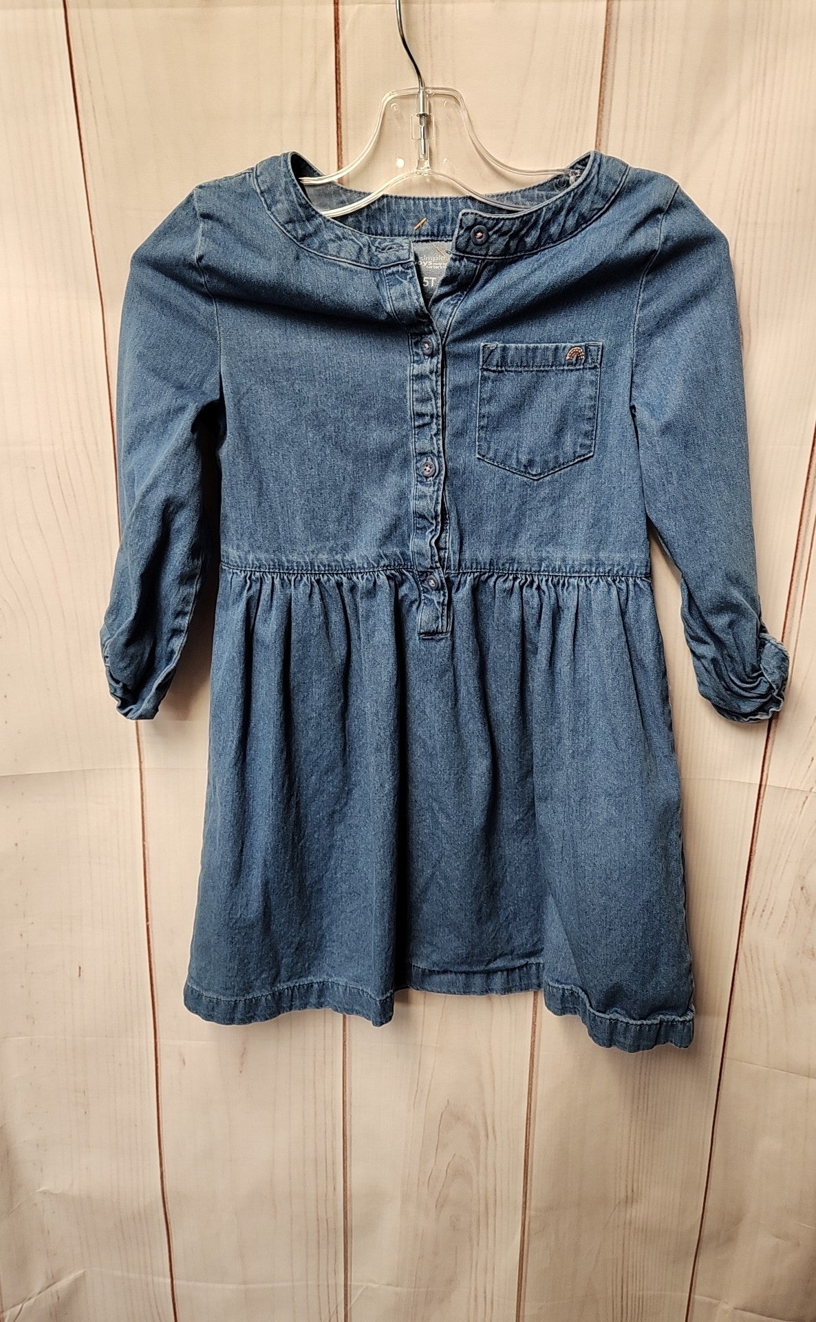 Carters Girl's Size 5 Blue Dress