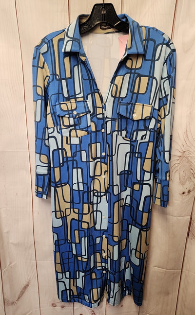 J McLaughlin Women's Size L Blue Dress