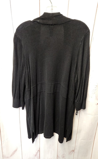 Chico's Women's Size 3 = US XL Black Cardigan
