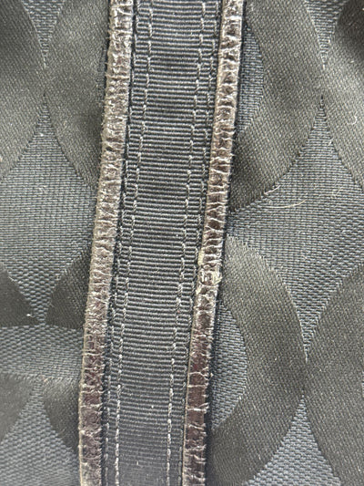 Coach 12836 Poppy OP Art Glam Black Shoulder/Tote Bag AS IS - wear