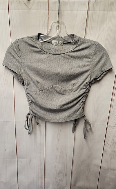 Jolie & Joy Women's Size S Gray Short Sleeve Top