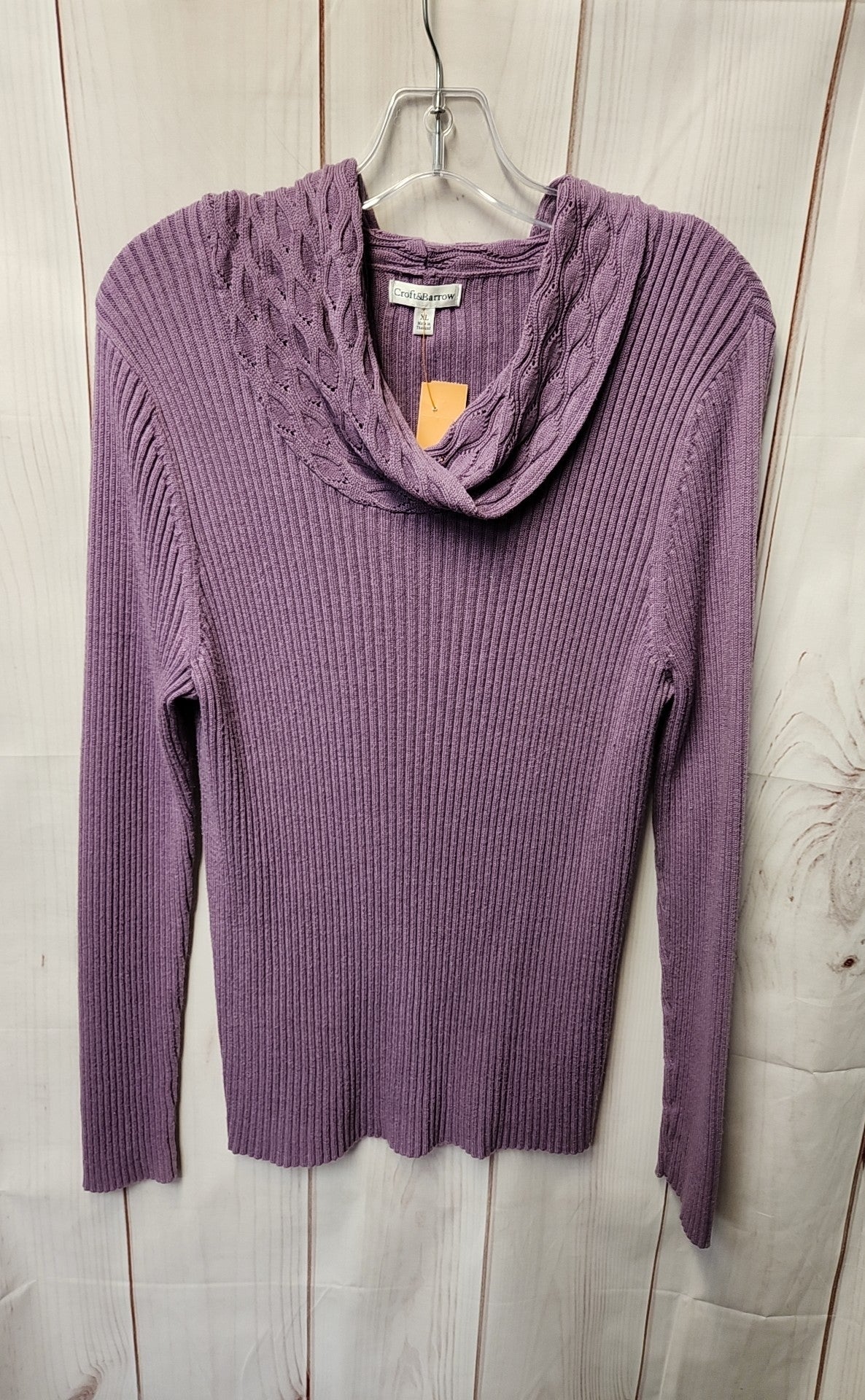 Croft & Barrow Women's Size XL Purple Sweater
