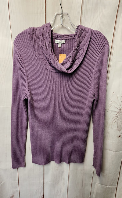Croft & Barrow Women's Size XL Purple Sweater