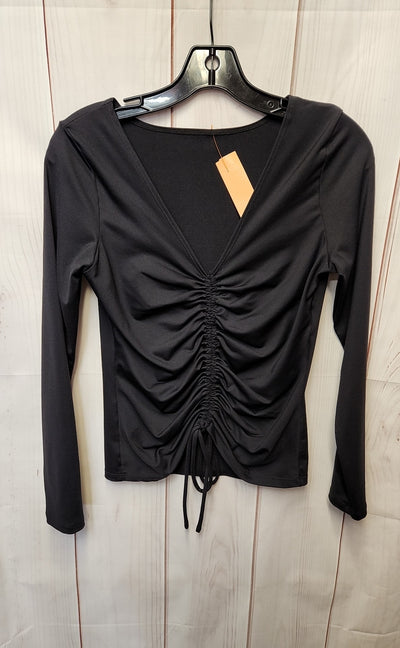 BlackMilk Women's Size M Black Long Sleeve Top